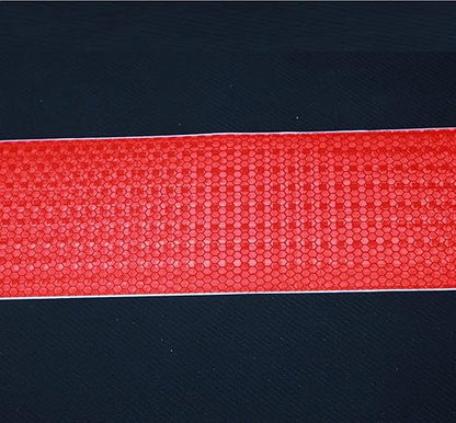 Red Reflective Tape Outdoor Waterproof 3 inch Wide, High Visibility Warning Industrial Marking Tape, Safety Stickers (68 feet,5 Rolls)