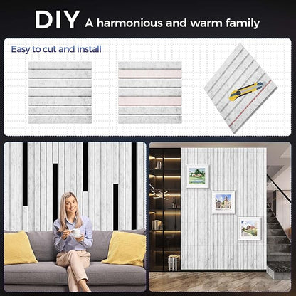 12 Pack Large Fold Soundproof Wall Panels,12 x 12 x 0.47 in Sound Proof Foam Panels for Walls, 1.2lb/ft³ High Density, Thicker 0.47in, Acoustic Panels, Sound Dampening Panels Gray