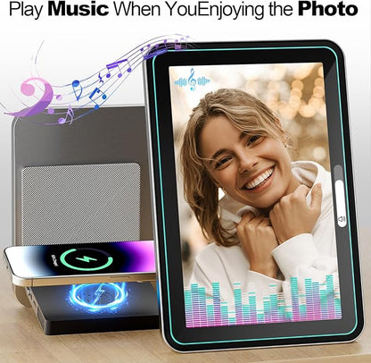 NBD WiFi Digital Picture Frame,10.1" IPS HD Touch Screen Digital Photo Frame, Share Photos/Videos Instantly via Free App，Built in 32GB Memory，Gifts for Birthday, Wedding, Mom