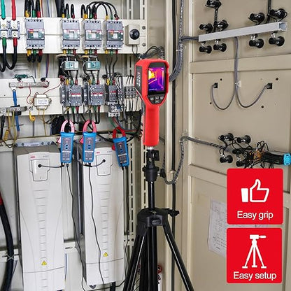 UNI-T UTi712S Infrared Thermal Camera 120x90 IR Resolution Thermal Imager 10800 Pixels,Handheld Thermal Imaging Camera, Supports 5 Languages IP54 Rechargeable 32GB MicroSD