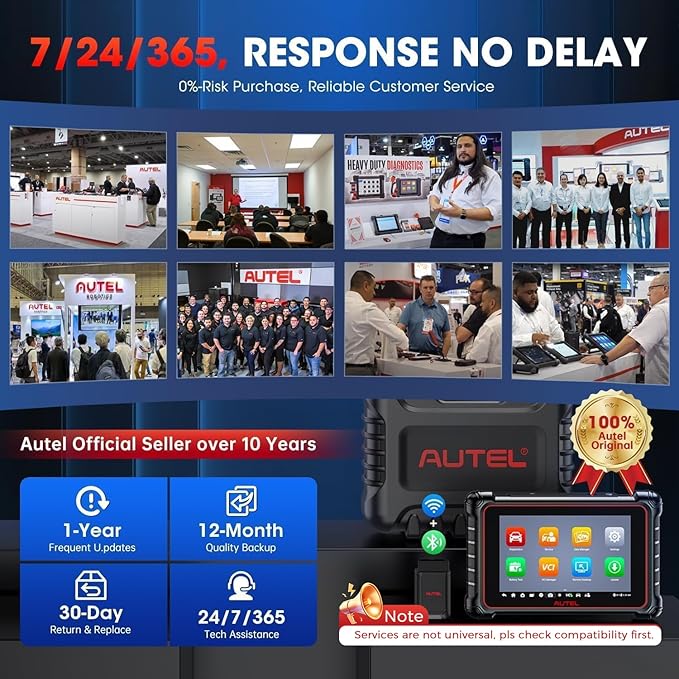 Autel Scanner MaxiCOM MK900BT, 2026 MK900-BT Bidirectional Diagnostic Scan Tool, 2.0 BT Ver. of MK900 MX900, 8in Up of MK808S MK808BT PRO MX808S MK808Z, 40+ Reset, 3K+ Active Tests, CAN FD & DoIP, FCA