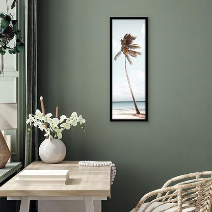 Americanflat 10x30 Picture Frame with Polished Plexiglass - Signature Collection - Gallery-Style Frames Made of Engineered Wood - Photo Frame for Wall Display - Black