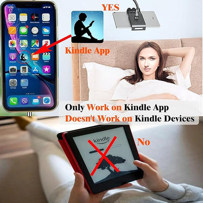Tiktok Scrolling Ring for iPhone, Bluetooth Camera Remote Control, Remote Control for TIK Tok Scrolling Ring for iPhone, Android (Blue)