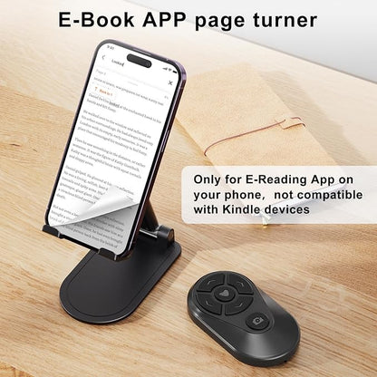 Tiktok Scrolling Ring, iPhone Remote Control, Bluetooth Camera Remote Control, Mobile e-Book Page Turner, Suitable for iOS/Android Phones and Tablets
