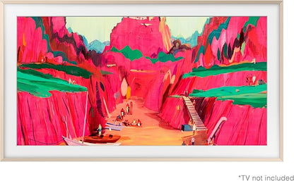 Samsung 85” The Frame Customizable Bezel (2025 Model), Magnetic, Quick and Easy Installation, VG-SCFF85SGMZA, Sand Gold Metal