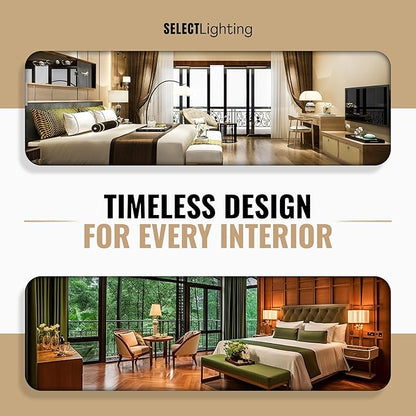 4-Gang Satin Brass Wall Plate, Electrical Receptacle Wall Outlet Faceplate, GFI/Rocker Decorator Light Switch Cover