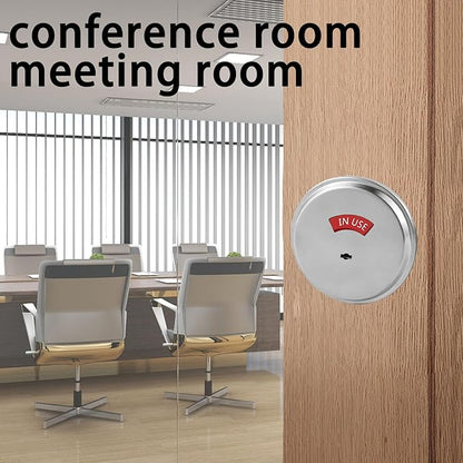 in-Use/Vacant Commercial Deadbolt, Heavy Duty Satin Chrome Grade 2 Privacy Indicator Deadbolt for Bathroom/Office, UL3 Hour Fire Rated, Left&Right Handed, 2 3/4" Backset, 20 Packs