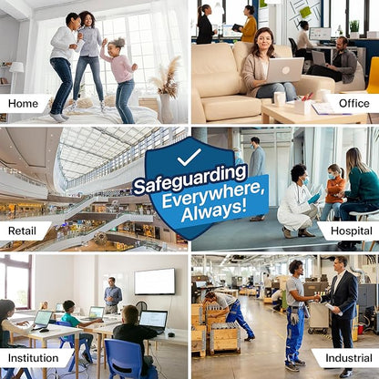 Simply 15x20x1 Air Filter, Merv 8, 6 Pack, For Home AC Furnace & HVAC (Actual Size: 14.75"x19.75"x0.75") DUST, Pet, & Allergy Control