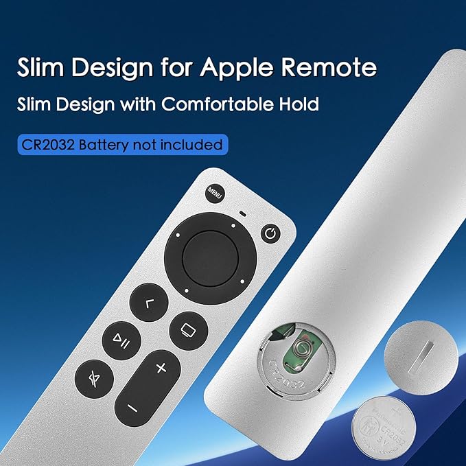 Replacement for Apple TV Remote,for Apple 4K/ Gen 1 2 3 4/ HD,A2169 A1842 A1625 A1427 A1469 A1378 A1218
