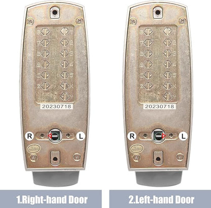 Mechanical Door Lock, Mechanical Push Button Lever Lock, Keyless Entry Commercial & Residential, Water-Proof Zinc Alloy, Easy to Install, for Garden, Yard, Garage