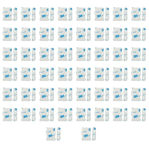 Replacement Adhesive for SimpliSafe Entry Sensors – (50 Pieces for Sensors & 50 Pieces for Magnets) - Strong Pre-Cut Double-Sided Tape for Easy, Secure Installation