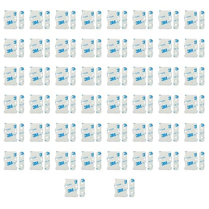 Replacement Adhesive for SimpliSafe Entry Sensors – (50 Pieces for Sensors & 50 Pieces for Magnets) - Strong Pre-Cut Double-Sided Tape for Easy, Secure Installation