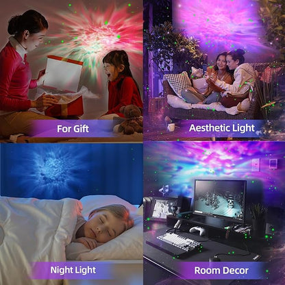 Galaxy Projector, Tiktok Astronaut Nebula Night Lights, Remote Control Timing and 360°Rotation Magnetic Head,Star Lights for Bedroom,Gaming Room Decor