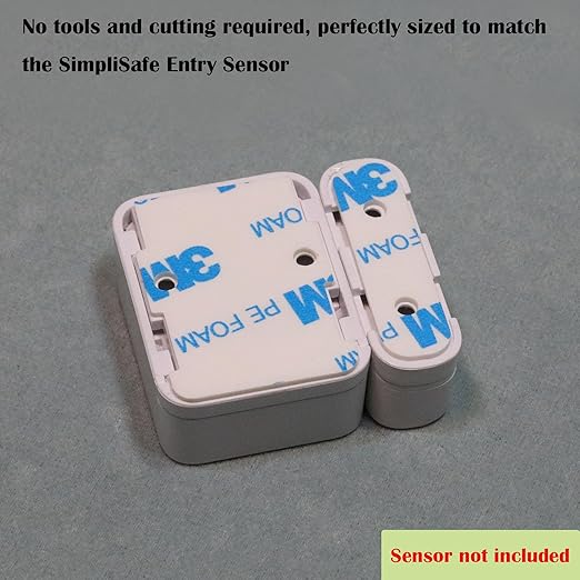Replacement Adhesive for SimpliSafe Entry Sensors – (50 Pieces for Sensors & 50 Pieces for Magnets) - Strong Pre-Cut Double-Sided Tape for Easy, Secure Installation