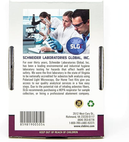 Asbestos Test Kit 1 PK (1 Bus. Day) Schneider Labs