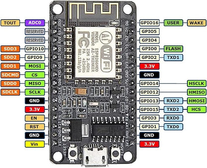 OSOYOO ESP8266 NodeMCU IOT Starter kit with ESP-12E Development Board Open Source Serial Module