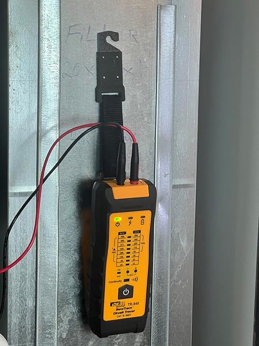 Ideal Electrical SureTrace Plus Circuit Tracer (61-948) 0-600 Volts AC/DC with Built-in Continuity Test and High-Visibility Displays — Find Breakers, Fuses, Wires, Dead Shorts, and Splice Errors