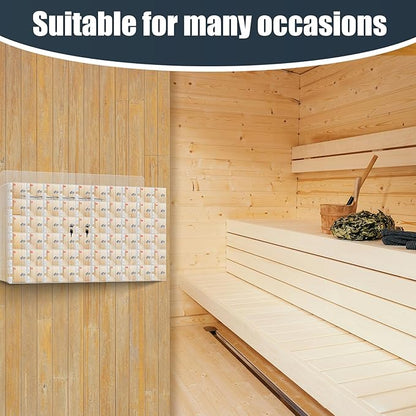 60 A Slots Cell Phone Locker Box, Clear Phone Storage, Acrylic Cell Phone Lock Box with Door Locks and Keys, Wall Mounted Cell Phones Cabinet for Office School Classroom Factory
