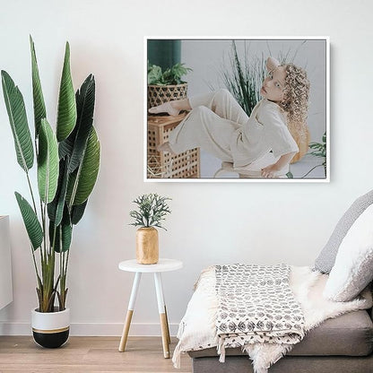 P&L ART. Personalized Custom Canvas Prints: Photo On Canvas Transform Your Photos into Stunning Framed Wall Art Digitally Printed Photo To Canvas Ideal for Home Decor Gifts Keepsakes White 24x36