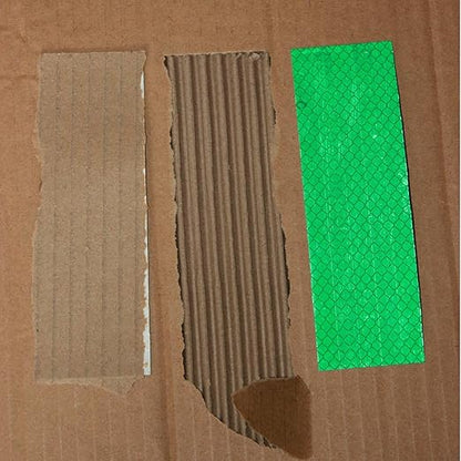 Non Fading Green Reflective Stickers 2 inch X 6 inch, Outdoor Waterproof High Visibility Warning Safety Adhesive Reflector Tape (20 Pcs)