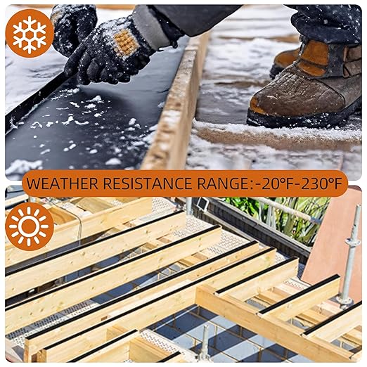 8 Pack Joist Tape for Decking 2''×50', Weather-Resistant,Waterproof Seal Antiseptic Butyl Tape,Self-Adhesive Flashing Joist Tape for Wood Decks Beams Roof