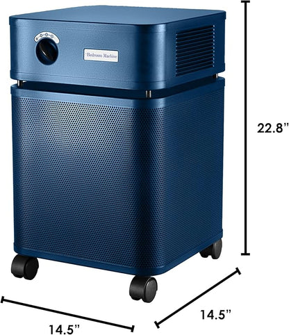 Austin Air Bedroom Machine Midnight Blue - Advanced 5 -Stage Filtration HEPA Air Purifiers For Home with Activated Carbon & Zeolite - Ideal as Air Purifiers for Bedroom