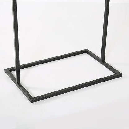 M&T Displays Metal Eco Info Board Black 18x60 Inches Slide-in Poster Sign Holder 1 Tier Double Sided Floor Standing Advertising Display with Backing and Anti-Glare PET Cover