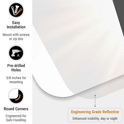 Quality Control Hold Area Sign, 18x24 Inches, 3M EGP Reflective .080 Aluminum, Fade Resistant, Made in USA