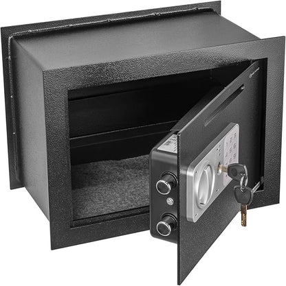 Genie Hand – Time Delay Safe, Anti Robbery Safe Box, Timed Controlled Opening – B-Class Lock – Anti Bounce Technology (Wall – Medium – Depository)