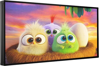 P5 Outdoor Waterproof 65"x34" Programmable LED Sign Board - Full Color Scrolling Display with High-Resolution Text/Image/Video for Business Advertising