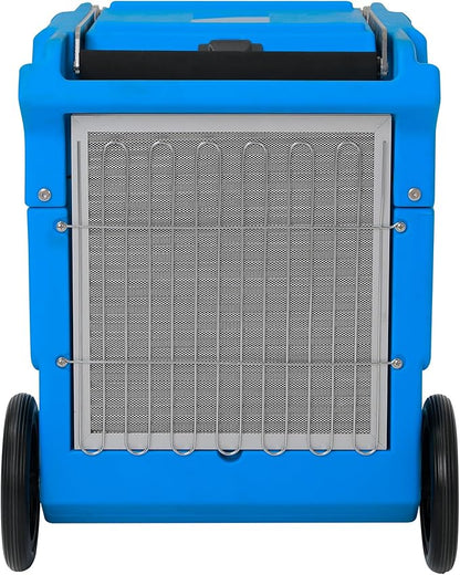 Mounto MOUNTO 230Pints LGR Commercial Compact Dehumidifier with Pump and Drain Hose, LGR Portable Dehumidifier with wheels for Home, Basements, Garages, and Job Sites (Blue)