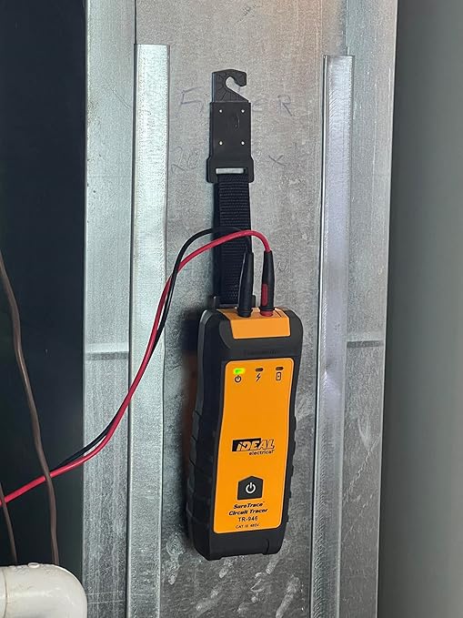 Ideal Electrical SureTrace Digital Circuit Tracer (61-946) 0-480 Volts AC/DC with Backlit Display — Find Breakers, Fuses, Wires, Dead Shorts, and Splice Errors