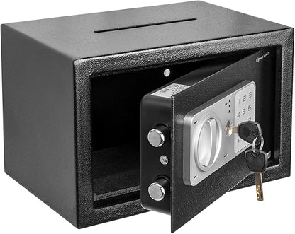 Genie Hand – Time Delay Safe, Anti Robbery Safe Box, Timed Controlled Opening – B-Class Lock – Anti Bounce Technology (Medium – Depository)