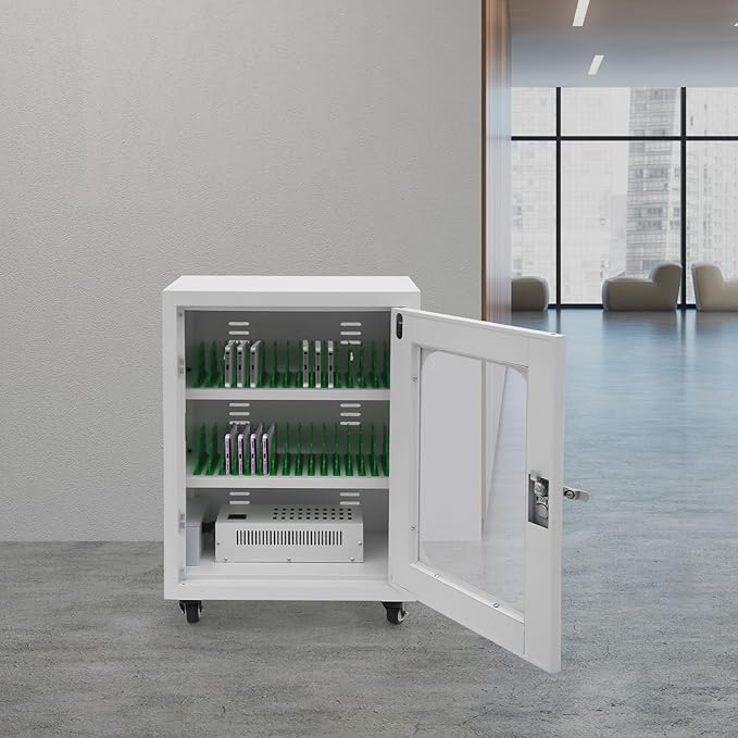 Cell Phone Charging Stations, Cellphone Charging Station Lockers, Rechargeable Cellphone Locker Storage Charging Station with Lock, 30