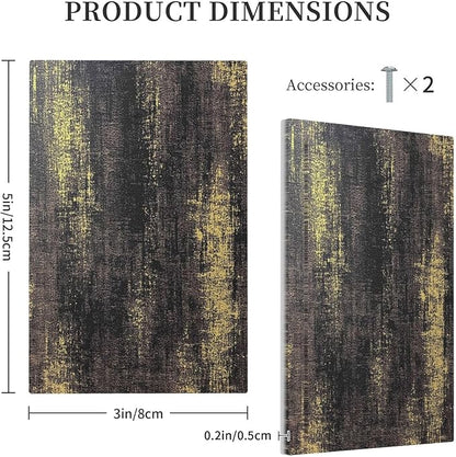 Light Switch Cover Plate Vintage Industrial Rusty Metallic 1 Gang No Device Blank Electrical Wall Plates Faceplate Decorative Switch Plate For Farmhouse Cabin Decor