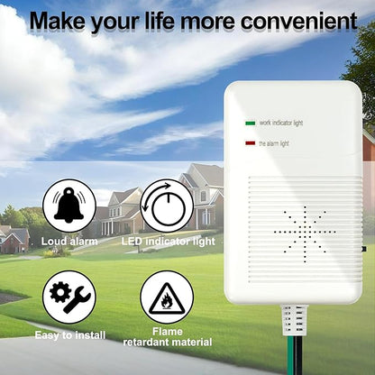 Powerback Utility Power Return Alert - Voltage - Sensing, Loud Alarm on Restoration，Power Return Alarm for Generators.
