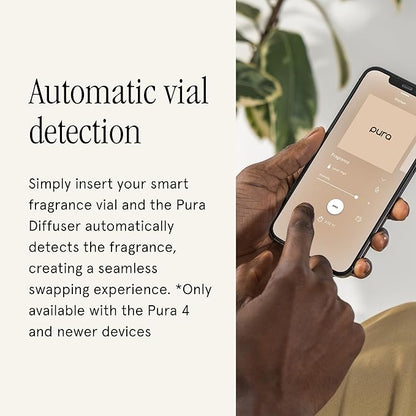 Pura x Studio McGee Smart Home Air Diffuser - Smart Home Air Diffuser - Up to 120-Hours of Luxury Fragrance per Refill - Spring & Summer Fragrance - 2 Pack, Neroli Basil