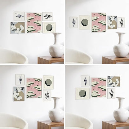 HAUS AND HUES Two 8x10, Two 11x14, One 16x20 - Framed White