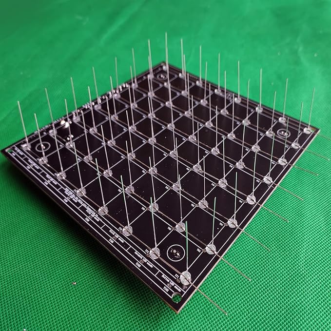 8x8x8 LED Cube Kit DIY Electronic Kit Soldering Project Kit, User Needs to Solder The LED, and The Displayed Content Can Be Modified [3D8C-MULTI]