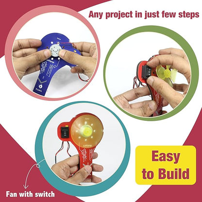 Butterfly EduFields STEM Kit for Kids Ages 8-10-13 | Build 20+ Motor Machines & DIY Engineering Projects | Educational Science Kit for Boys & Girls | Fun STEM Toys for Ages 8-10 | Robotics Learning