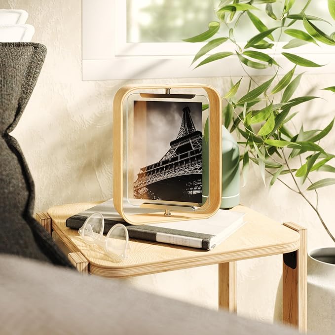 Umbra Bellwood Desk Frame 5" x 7", Natural (Pack of 3)