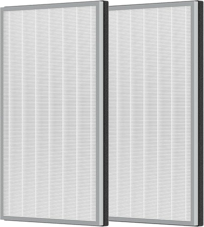2 Pack Upgraded 3-in-1 Carbon HEPA HE601 Replacement Filter for Shark Air Cleaner Purifier 6 (HE601 & HE602) Part # HE6FKPET