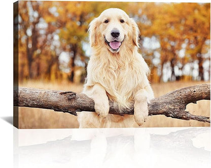 Custom Canvas Prints with Your Photos Personalized Photo Canvas Print Wall Art Customized Canvas Picture Frame Gifts for Pet Baby Family Mom Dad Men Women Couple Boyfriend Girlfriend Framed 36x24