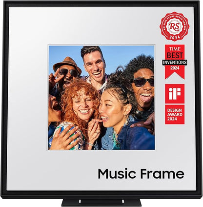 Samsung 75" The Frame Pro 4K Neo QLED Smart TV (2025) with Modern Brown Customizable Bezel & Music Frame Smart Speaker with Dolby Atmos