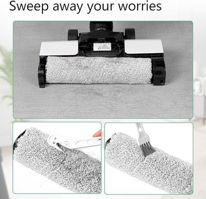iFloor 3 Replacement Brush Rollers and HEPA Filter Kits Compatible with Tineco iFloor 3 and Floor One S3 Cordless Wet Dry Vacuum Cleaner Replacement Parts Accessories Kit,3 Brush Rollers & 3 Filters