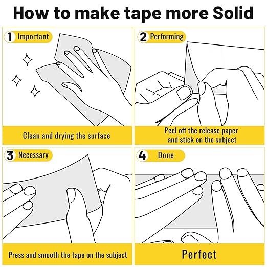 Yellow Black Reflective Tape 2 Inch x 33 FT Waterproof Caution Safety Tape Hazard Sticker Reflector Stripes Conspicuity Tape for Warming Signs