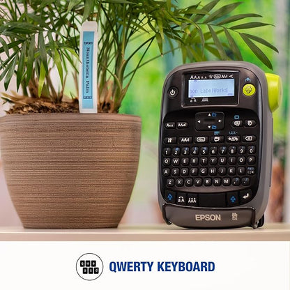 LABELWORKS Epson LW-PX300 Industrial Label Maker for Office – Compatible with Stickers, Magnets, and Shrink Tube, Portable Handheld Design, Label Maker and Tape Only