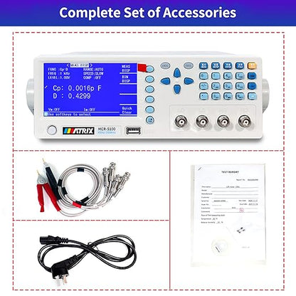 Benchtop LCR Meter Matrix MCR-5010 Digital Tester for Capacitance Resistance Inductance Accuracy 0.15% 100Hz-10kHz