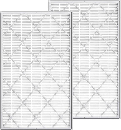 HE601 Replacement Filter for Shark HE6FKPET HE601 HE602 6 Fan Air Purifier, H13 3-in-1 Filter System - Absorbs 99.97% Particulates, Part # HE6FKPET, HE6FKBAS, HE6FKPRO, 2 Pack