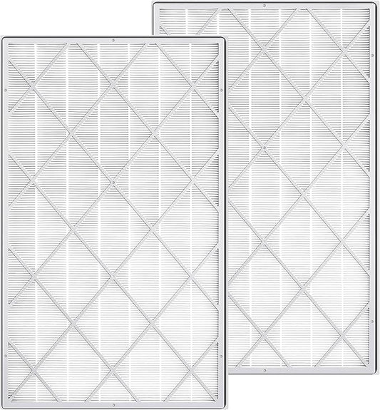 HE601 Replacement Filter for Shark HE6FKPET HE601 HE602 6 Fan Air Purifier, H13 3-in-1 Filter System - Absorbs 99.97% Particulates, Part # HE6FKPET, HE6FKBAS, HE6FKPRO, 2 Pack